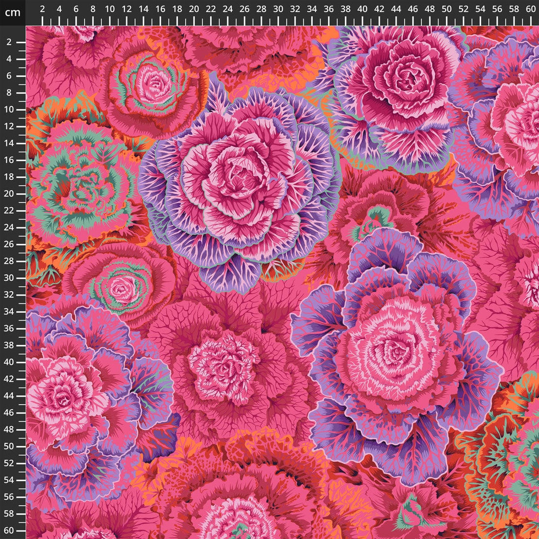 Freespirit Fabric Kaffe Fassett Fabric Brassica Red  - The Sewing Studio