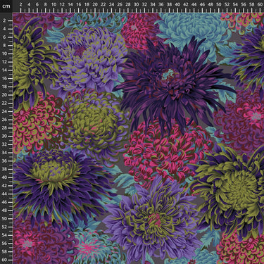 Freespirit Fabric Kaffe Fassett Fabric Japanese Chrysanthemum Antique  - The Sewing Studio for sale UK - The Sewing Studio