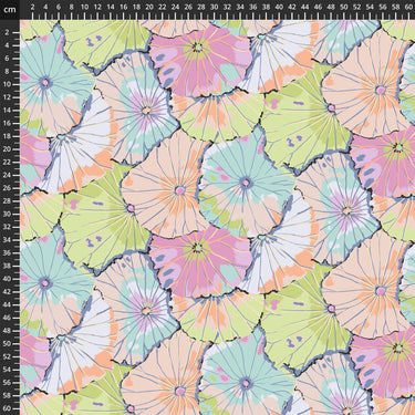 Freespirit Fabric Kaffe Fassett Fabric Lotus Leaf Contrast  - The Sewing Studio for sale UK - The Sewing Studio