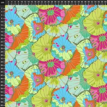 Freespirit Fabric Kaffe Fassett Fabric Lotus Leaf Lime  - The Sewing Studio for sale UK - The Sewing Studio