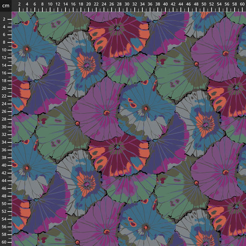 Freespirit Fabric Kaffe Fassett Fabric Lotus Leaf Vintage  - The Sewing Studio