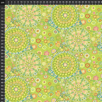 Kaffe Fassett Fabric Millefiore Green