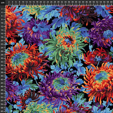 Freespirit Fabric Kaffe Fassett Fabric Shaggy Black  - The Sewing Studio for sale UK - The Sewing Studio