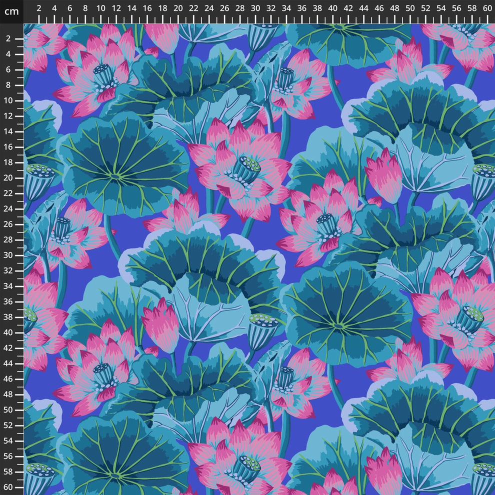 Freespirit Fabric Freespirit Kaffe Fassett Lake Blossoms  - The Sewing Studio