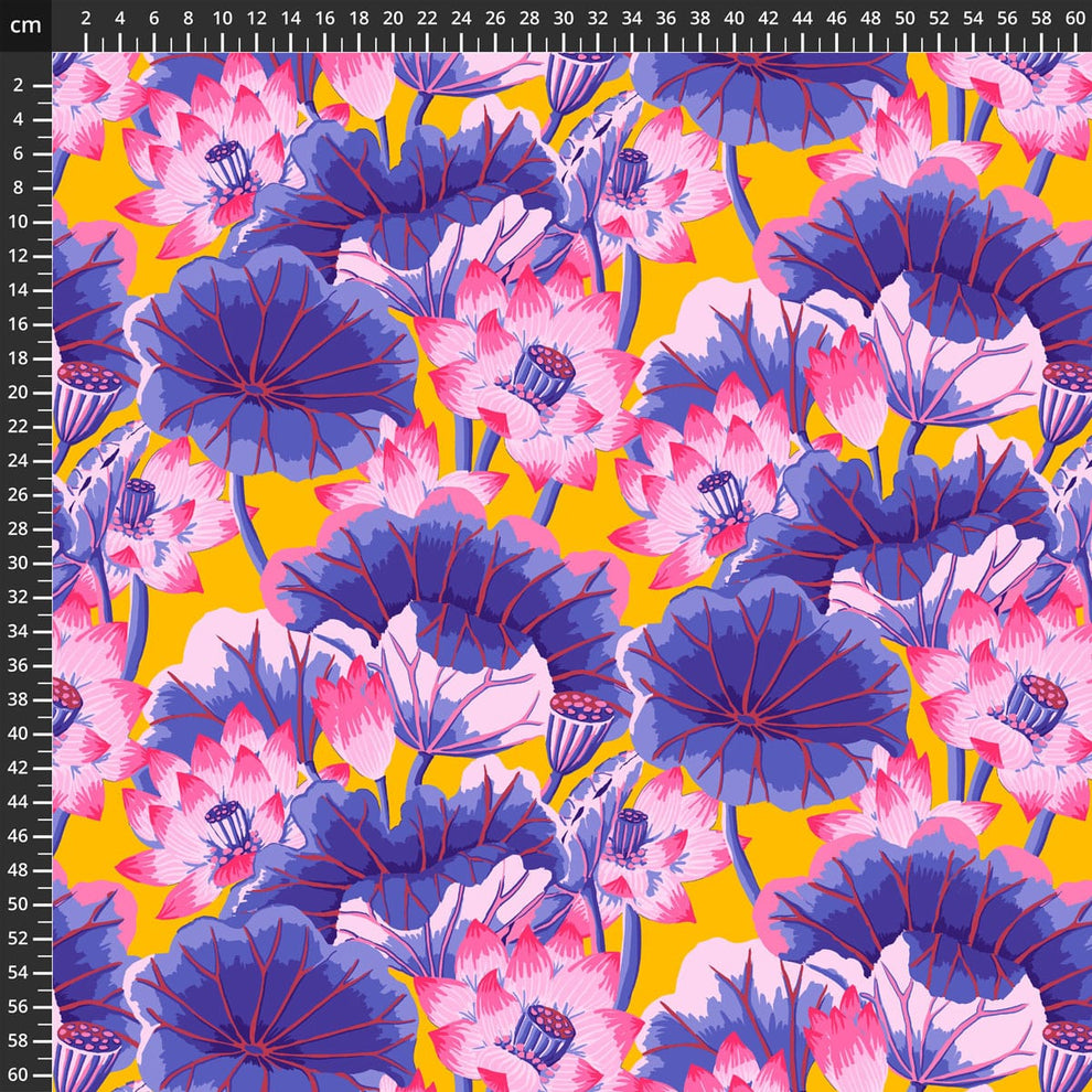 Freespirit Fabric Freespirit Kaffe Fassett Lake Blossoms  - The Sewing Studio