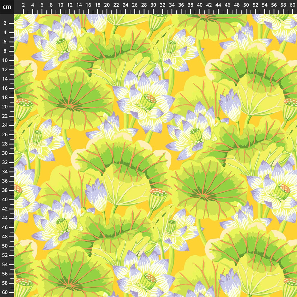 Freespirit Fabric Freespirit Kaffe Fassett Lake Blossoms  - The Sewing Studio