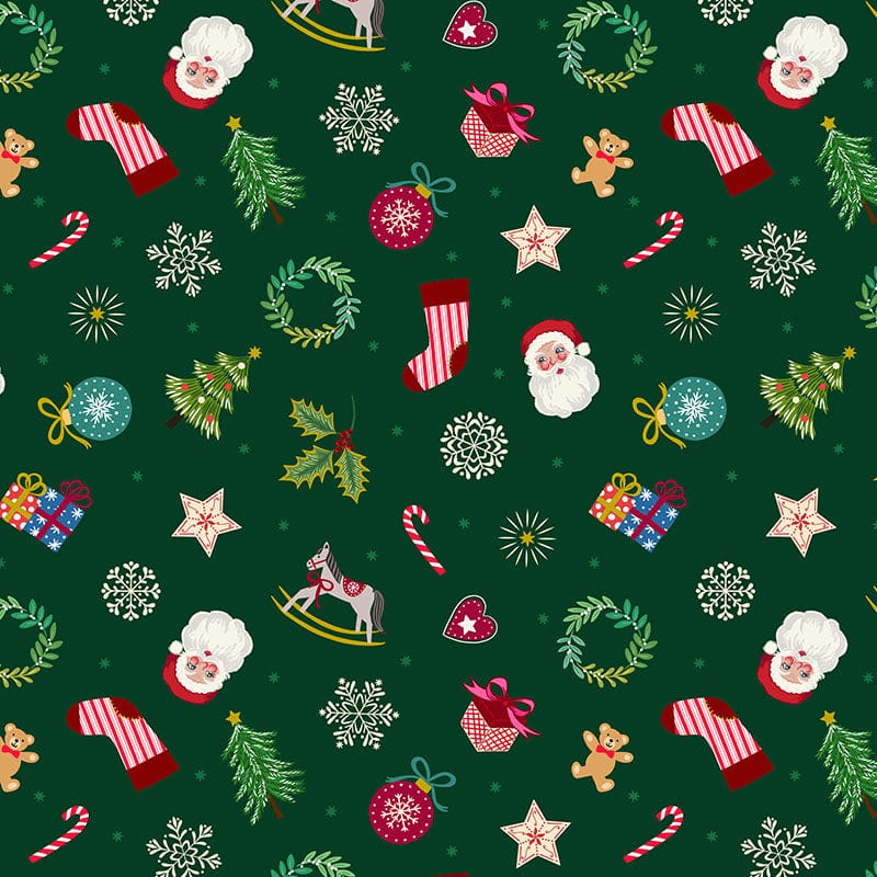 Freespirit Fabric Oh Christmas Tree  - The Sewing Studio