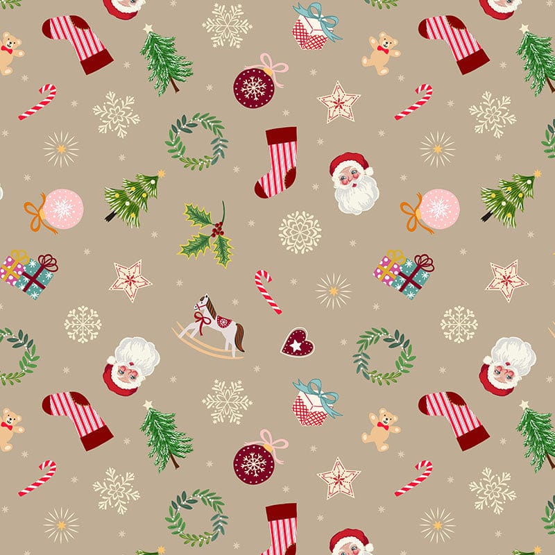 Freespirit Fabric Oh Christmas Tree  - The Sewing Studio