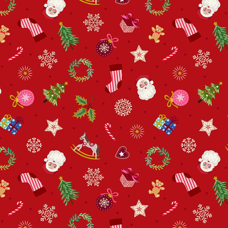 Freespirit Fabric Oh Christmas Tree  - The Sewing Studio