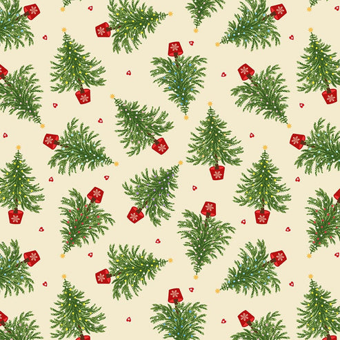 Freespirit Fabric Oh Christmas Tree  - The Sewing Studio