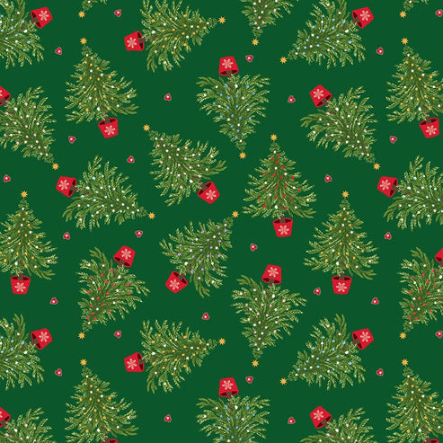 Freespirit Fabric Oh Christmas Tree  - The Sewing Studio