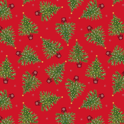 Freespirit Fabric Oh Christmas Tree  - The Sewing Studio