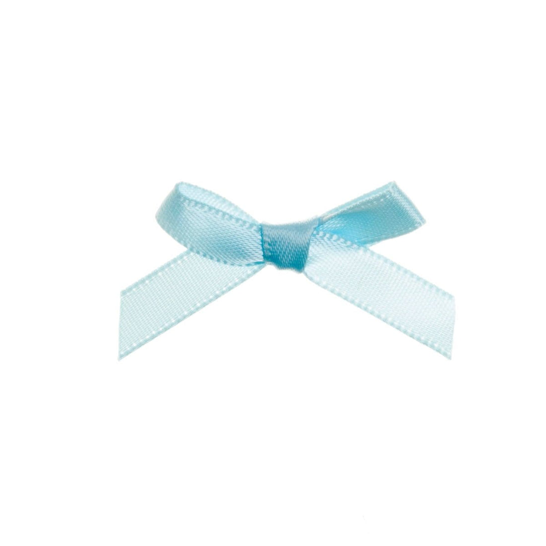 Groves Bows Ribbon Bow: Light Blue: 7mm. Price per bow.  - The Sewing Studio