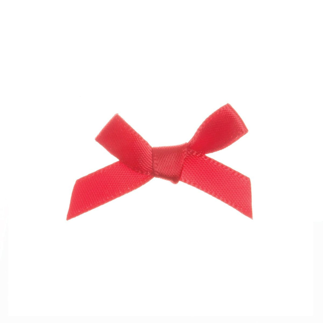 Groves Bows Ribbon Bow: Red: 7mm. Price per bow.  - The Sewing Studio