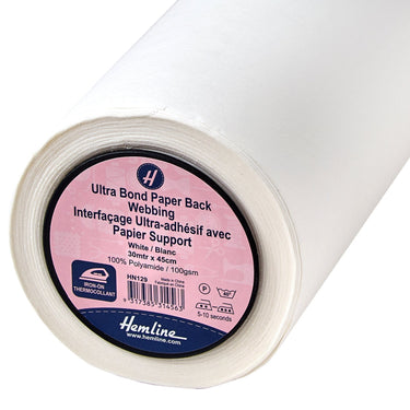 Hemline Craft Accessories Ultra Bond Iron on Adhesive  - The Sewing Studio for sale UK - The Sewing Studio