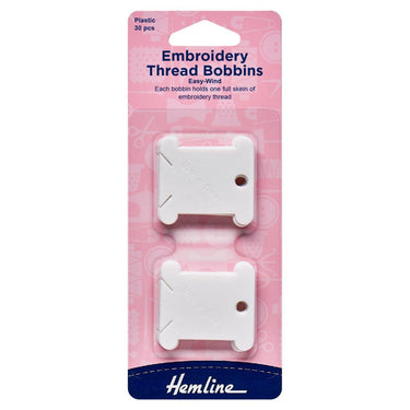 Hemline Embroidery Accessories Embroidery Thread Bobbin: Plastic  - The Sewing Studio for sale UK - The Sewing Studio