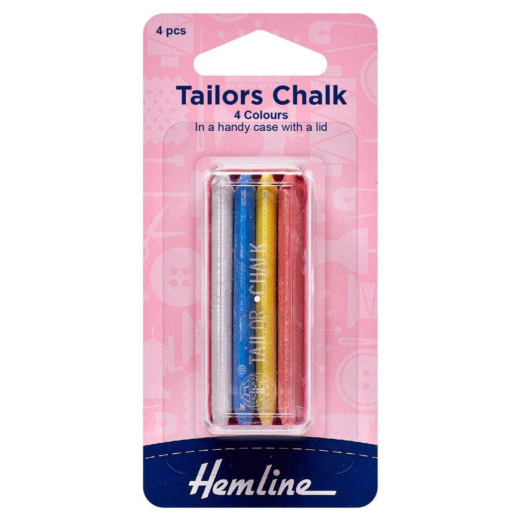 Hemline Pens Pencils Markers Tailors Chalk: Pack of 4 Colours  - The Sewing Studio