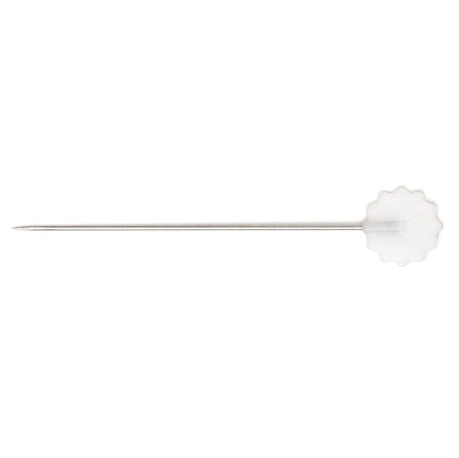 Hemline Pins Pins: Flower-Flat Head: 54mm: Nickel Plated Steel: 60 Pieces  - The Sewing Studio