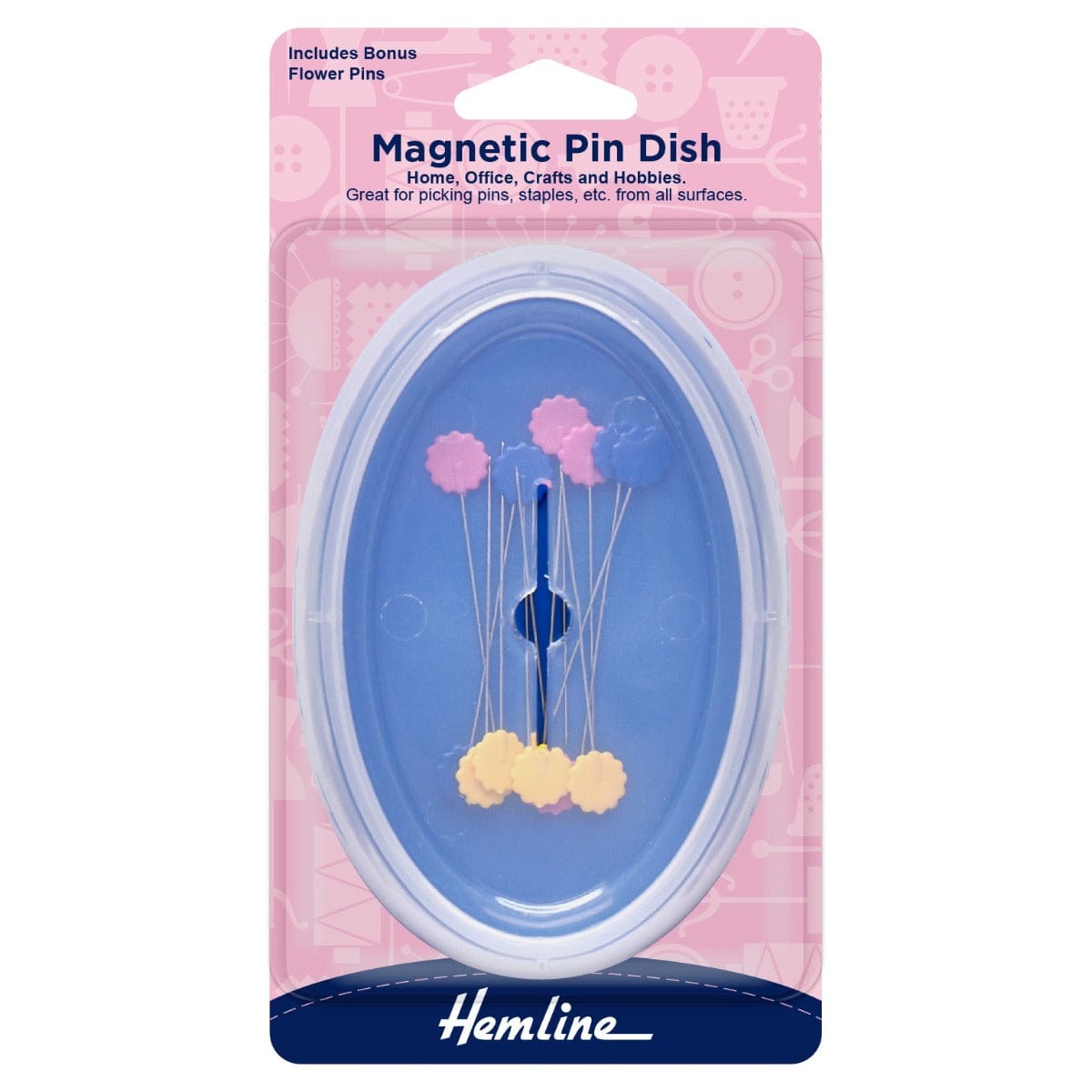 Hemline Quilting Accessories Magnetic Pin Dish  - The Sewing Studio