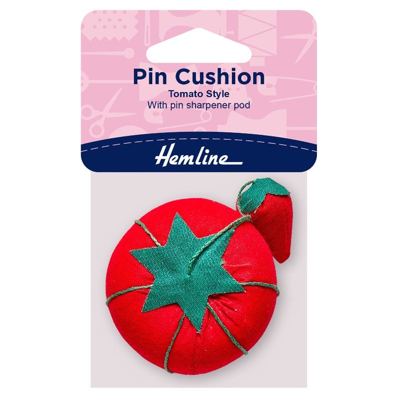 Hemline Quilting Accessories Tomato Pin Cushion  - The Sewing Studio