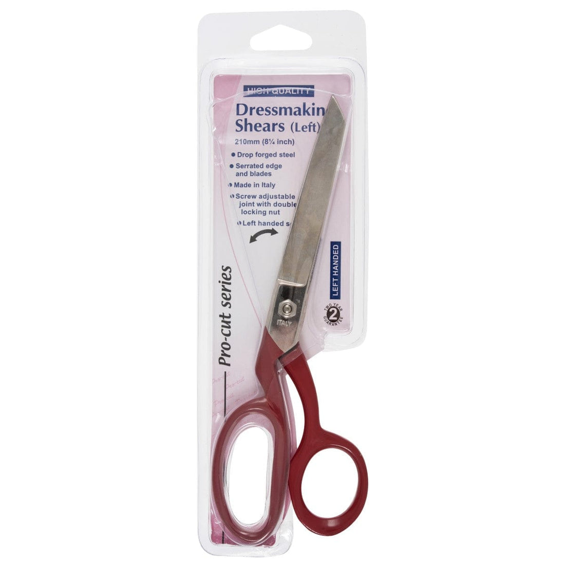 Hemline Scissors Left Handed Dressmaking Shears 21cm  - The Sewing Studio