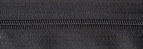 Hemline Zips Zip On The Roll: Black: sold by the metre  - The Sewing Studio