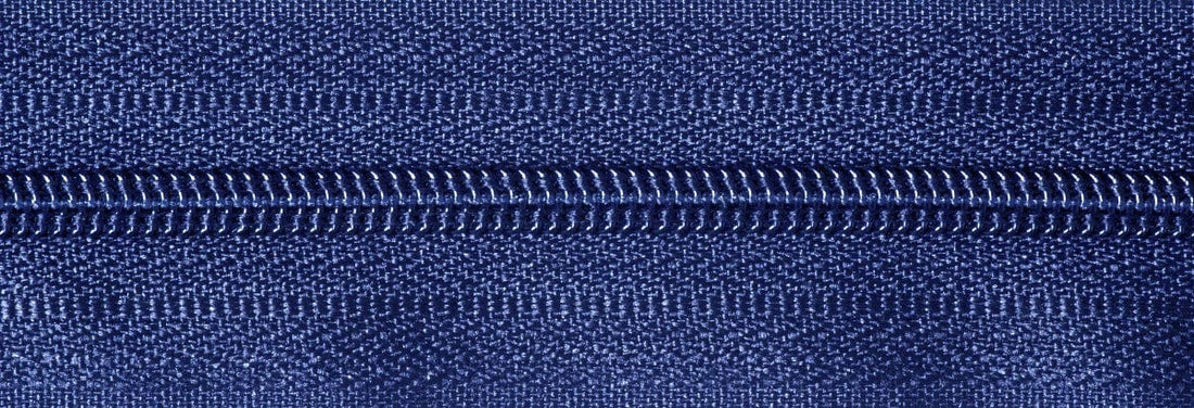 Hemline Zips Zip On The Roll: Blue: sold by the metre  - The Sewing Studio