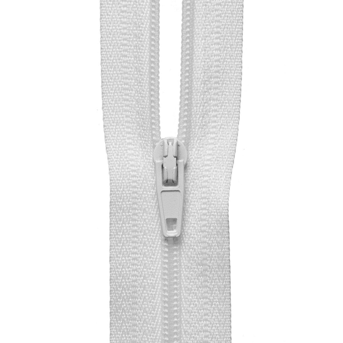 Hemline Zips Zip On The Roll: White: sold by the metre  - The Sewing Studio