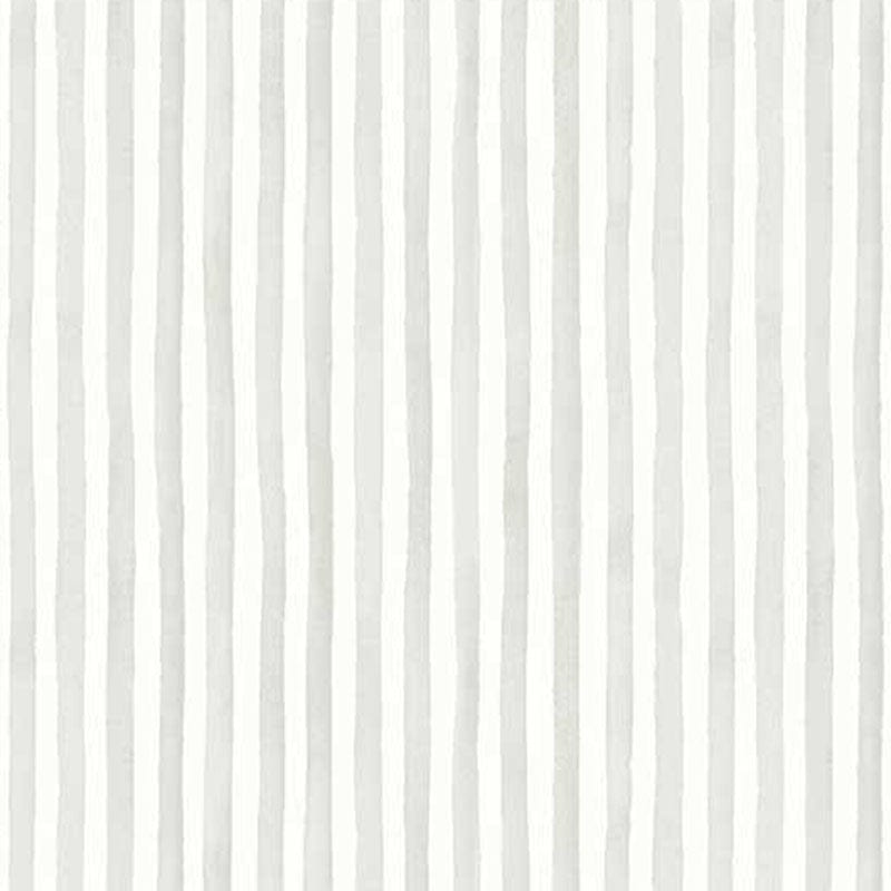 Henry Glass Fabric Little Ones Fabric Stripe Grey 455-90  - The Sewing Studio