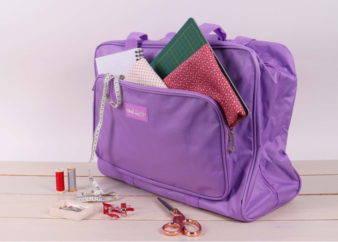 HobbyGift Bags Sewing Machine Bag Lilac Fits Standard Domestic Sewing Machine  - The Sewing Studio