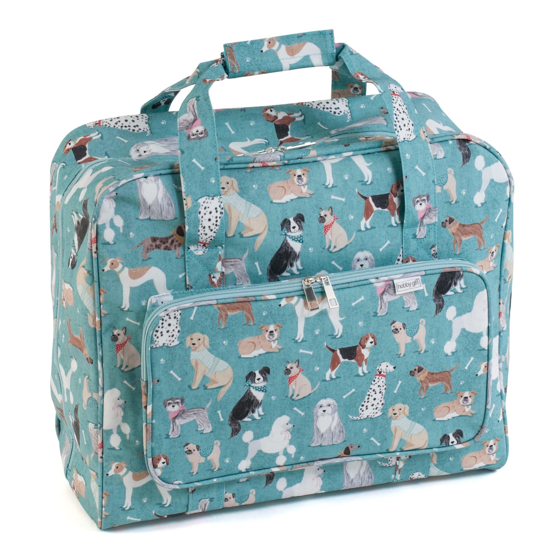 HobbyGift Bags Sewing Machine Bag Matt PVC Dogs  - The Sewing Studio