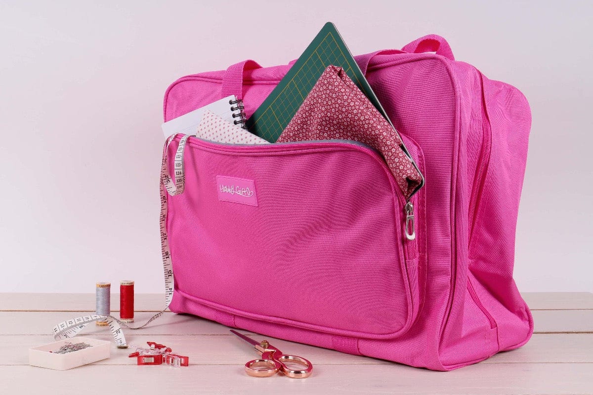 HobbyGift Bags Sewing Machine Bag Pink Fits Standard Domestic Sewing Machine  - The Sewing Studio