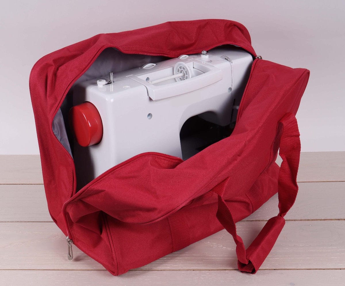 HobbyGift Bags Sewing Machine Bag Red Fits Standard Domestic Sewing Machine  - The Sewing Studio