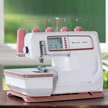 Husqvarna Sewing Machines Husqvarna Amber Air S600 Coverstitch Machine  - The Sewing Studio for sale UK - The Sewing Studio