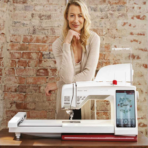 Husqvarna Sewing Machines Husqvarna Designer Ruby 90 Sewing and Embroidery Machine  - The Sewing Studio