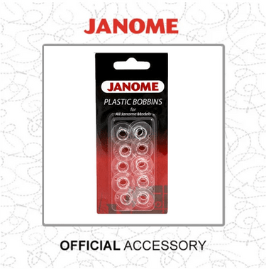 Janome Sewing Machine Accessories Janome Bobbins - Clear Plastic 10 Pk