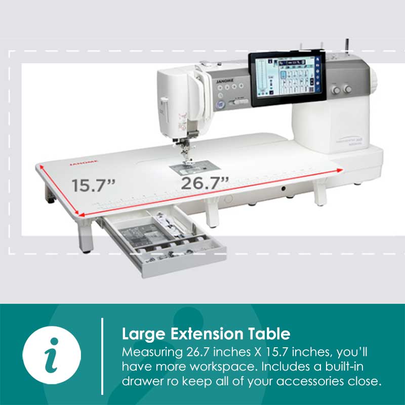 Janome Sewing Machines Janome Continental M8 Professional Sewing Machine  - The Sewing Studio