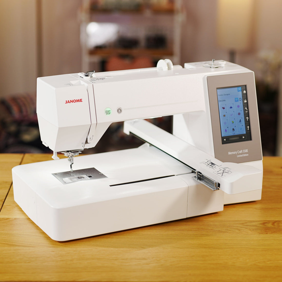 Janome Sewing Machines Janome Memory Craft 550E LE Embroidery Only Machine  - The Sewing Studio