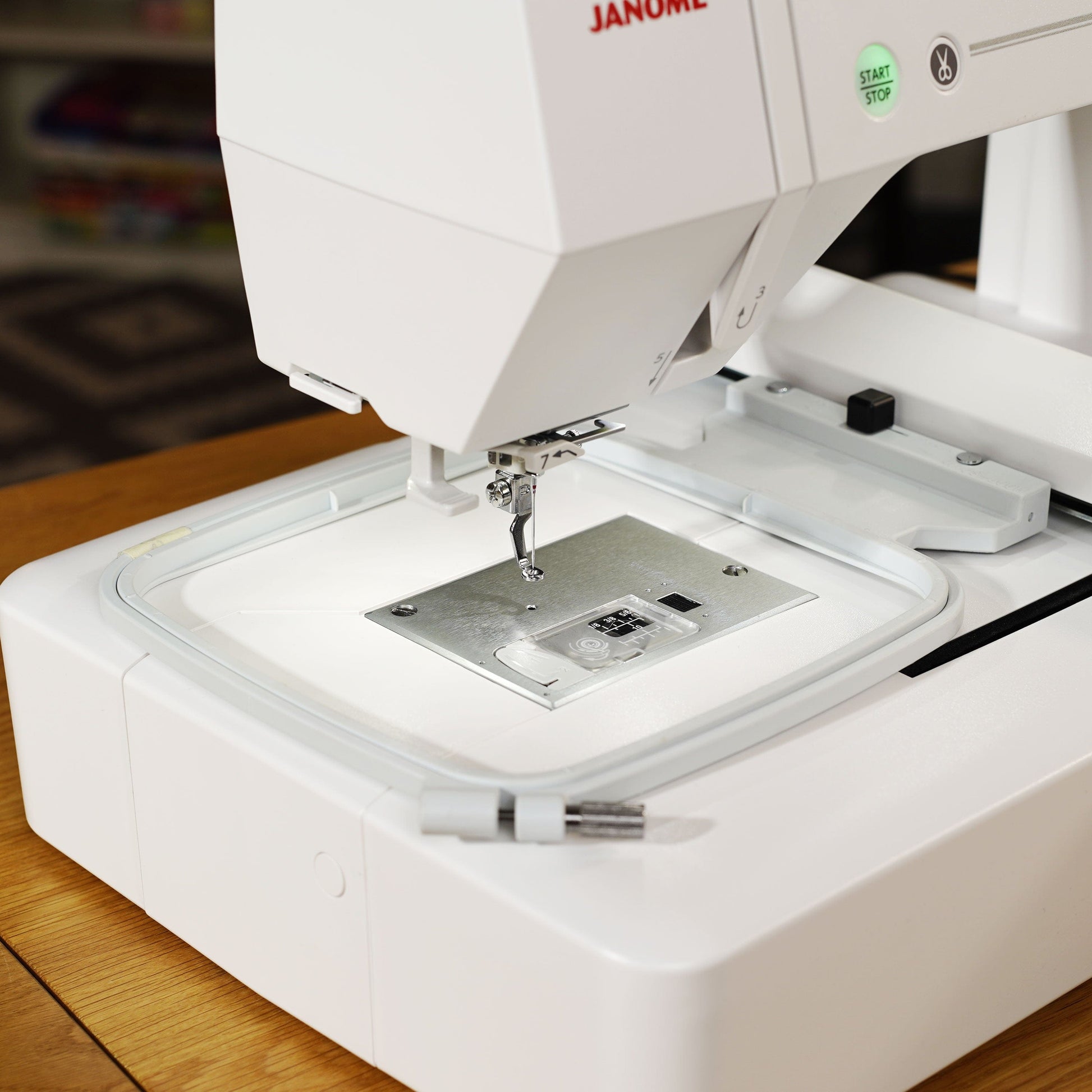 Janome Sewing Machines Janome Memory Craft 550E LE Embroidery Only Machine  - The Sewing Studio