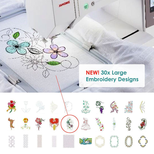 Janome Sewing Machines Janome Memory Craft 550E LE Embroidery Only Machine  - The Sewing Studio