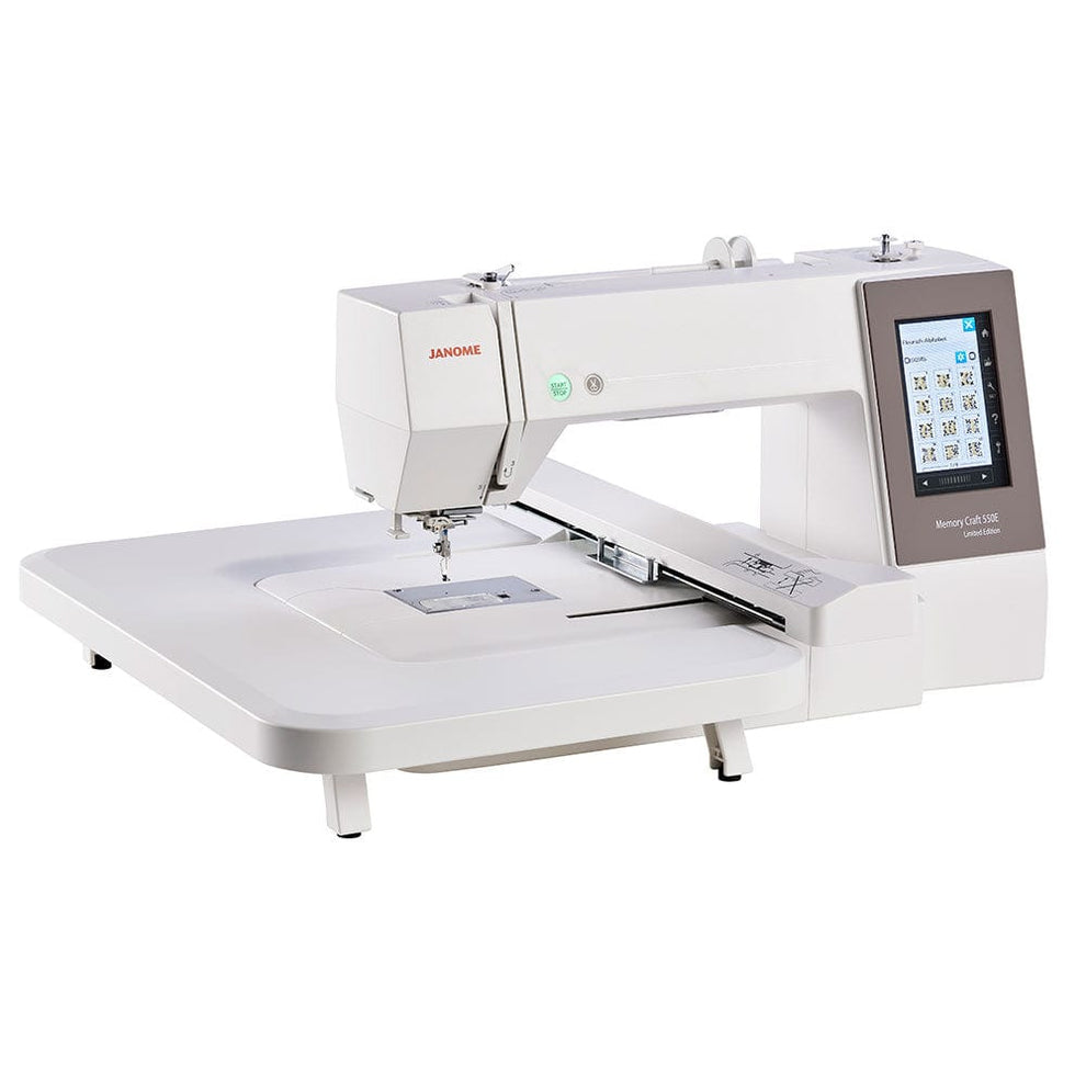 Janome Sewing Machines Janome Memory Craft 550E LE Embroidery Only Machine  - The Sewing Studio