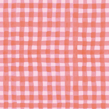 Lewis And Irene Bluebellgray Ally Gingham Coral BG012 Main Image