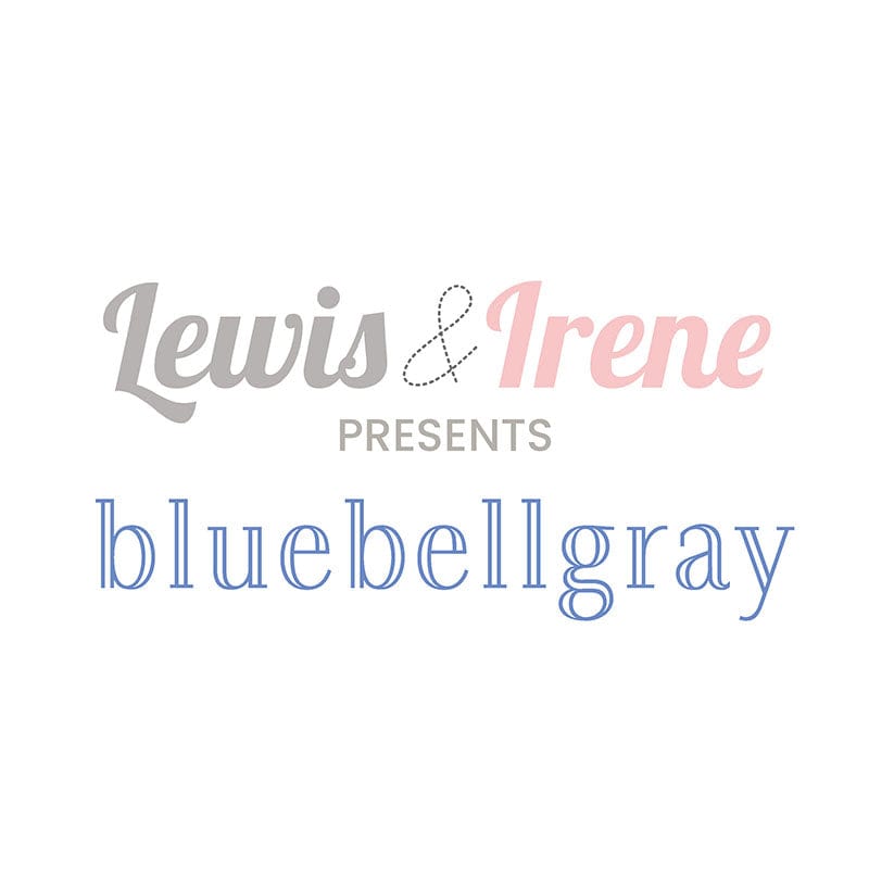 Lewis And Irene Bluebellgrey Fa La La Mistletoe Rose BG025 Range Image