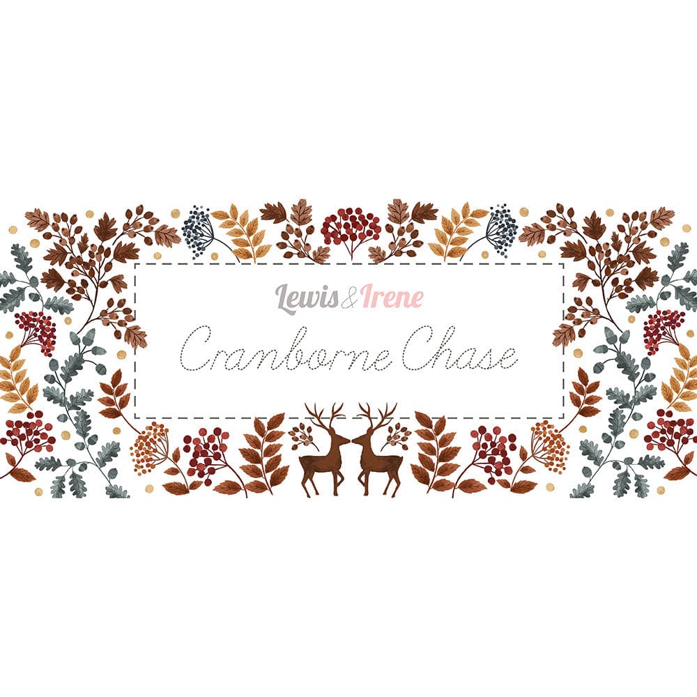 Lewis And Irene Cranborne Chase Berry On Rustic Cream A837-1 Swatch Image