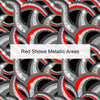 Lewis And Irene Disco Black And Grey Disco Rainbows With Silver Metallic A843-3 Metallic Areas Image