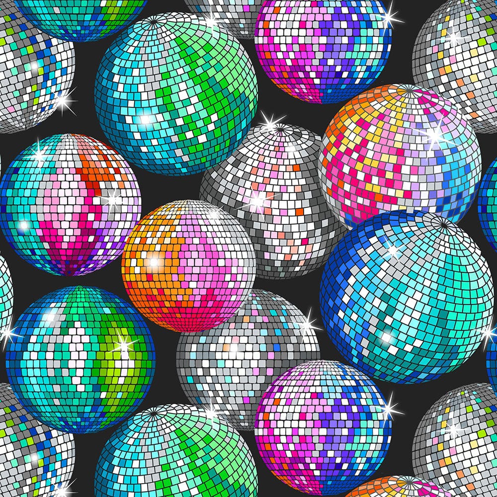 Lewis And Irene Disco Multi Disco Balls With Silver Metallic A839-1 Main Image