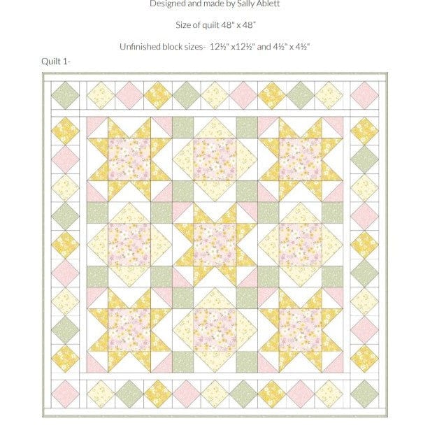 Lewis and Irene Download Free Pattern: Joys Of Spring Quilt  - The Sewing Studio