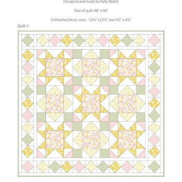 Lewis and Irene Download Free Pattern: Joys Of Spring Quilt  - The Sewing Studio for sale UK - The Sewing Studio