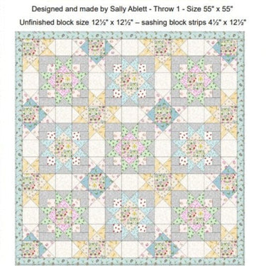 Lewis and Irene Download Free Pattern: Small Things Country Garden Quilt  - The Sewing Studio for sale UK - The Sewing Studio