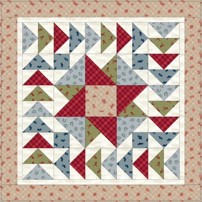 Lewis and Irene Download Free Pattern Table Topper Small Quilt  - The Sewing Studio